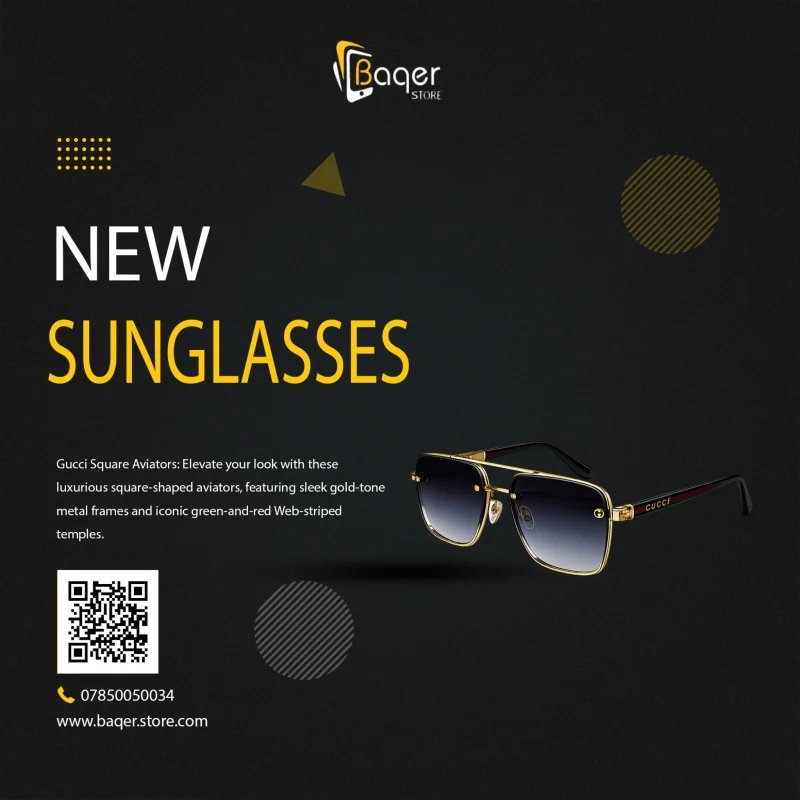 نظارات شمسية Gucci Square Aviator