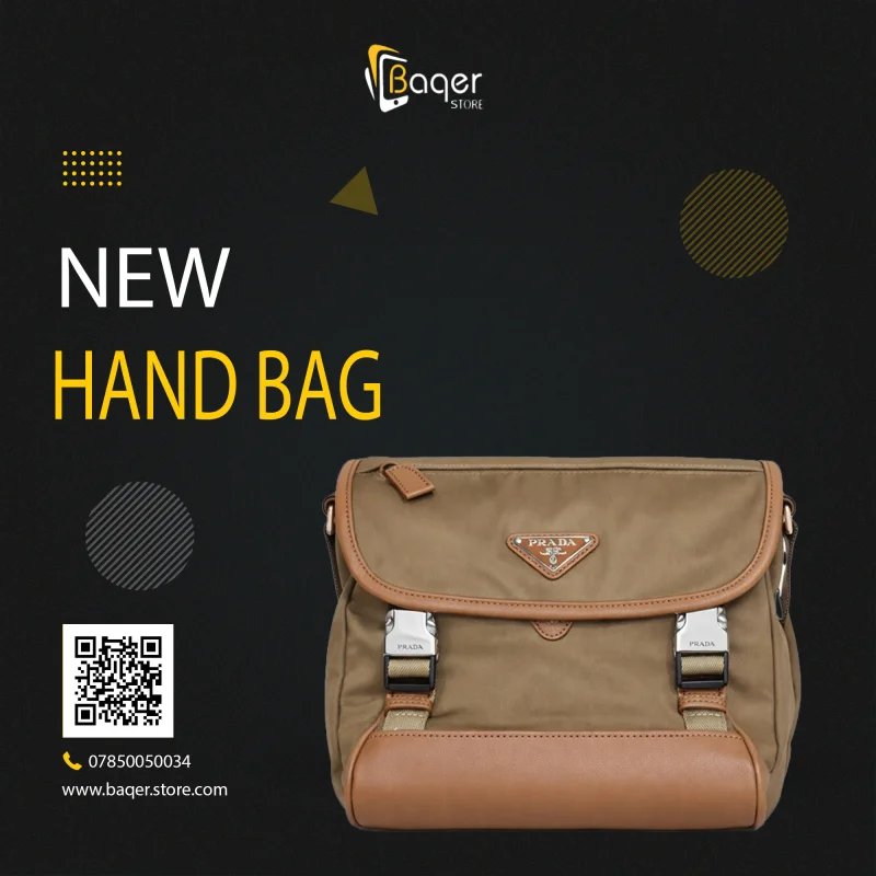 Prada Re-Nylon Flap Messenger Bag – Beige Edition