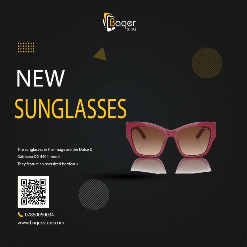 نظارات شمسية من دولتشي آند غابانا – تصميم كبير وفاخر