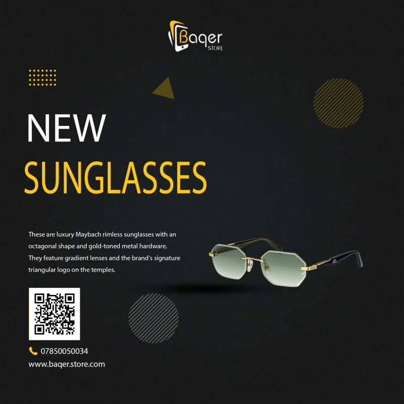 نظارات شمسية Maybach Rimless Octagon