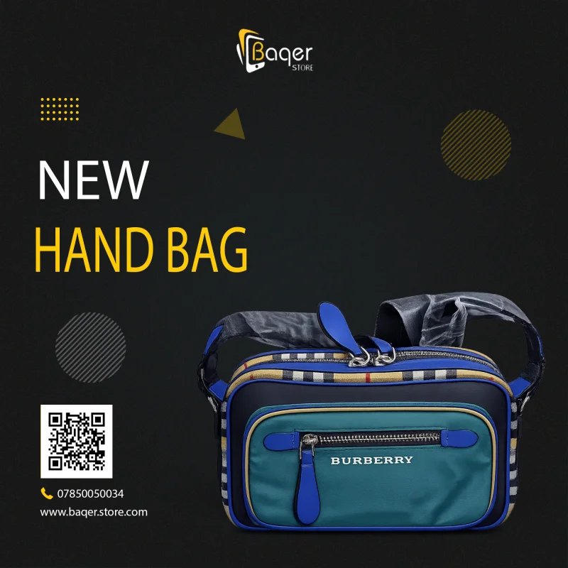 Burberry Mini Crossbody Utility Bag – Multicolor Edition