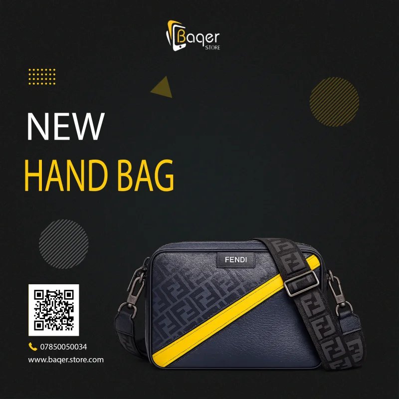 Fendi FF Logo Diagonal Camera Bag