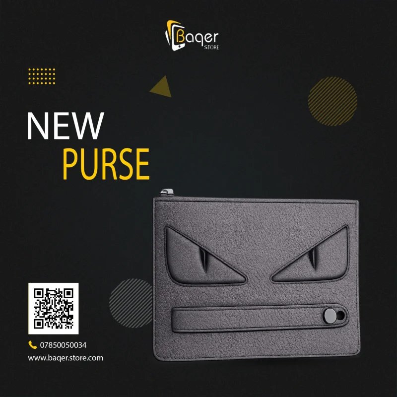 Noir Fang – Monster Eyes Zip Wallet – Black Edition