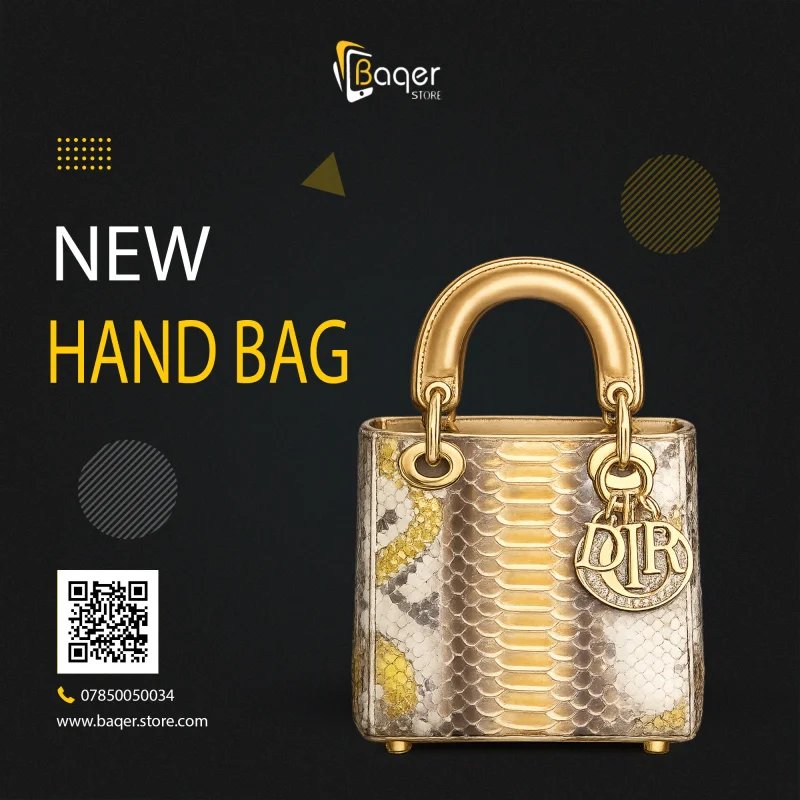 Dior Lady Mini Bag – Python Metallic Edition