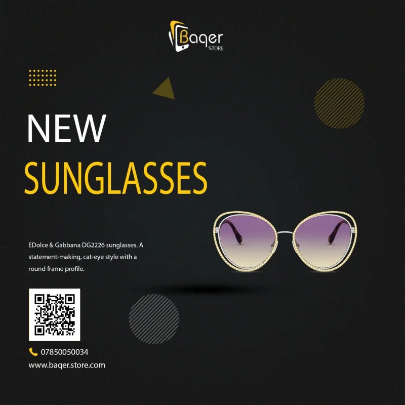 نظارات شمسية من دولتشي آند غابانا – تصميم عين القطة