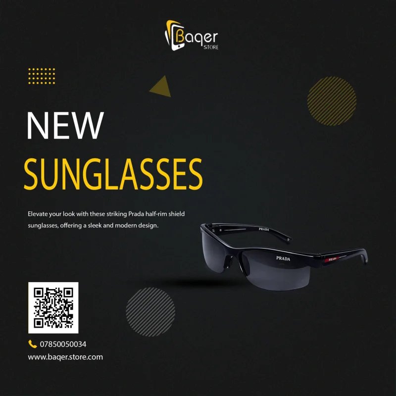 نظارات Prada Linea Rossa Half-Rim