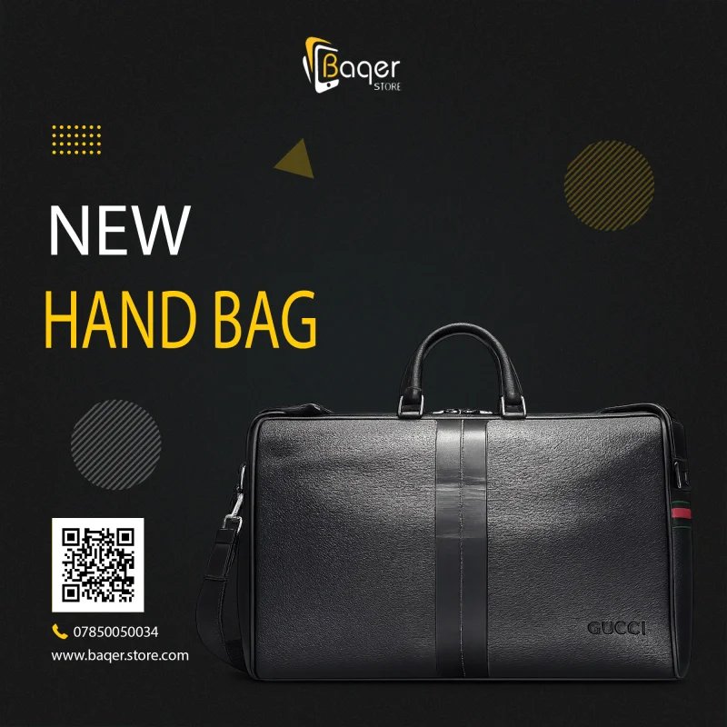 Gucci Travel Leather Duffle Bag – Black Edition